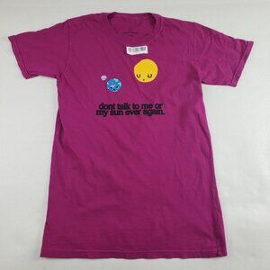 Lonely Ghost T Shirt Mens Small Pink Don't Talk To Me Or My Sun Ever Again Tee